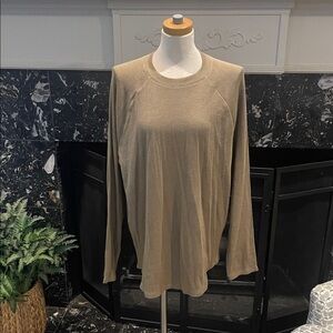 PAIGE Women's Beige Long Sleeve Top